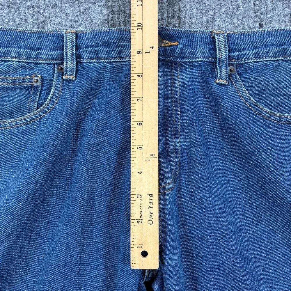 Big Mac Workwear Mens Straight Leg Jeans 33x30 Blue Denim Work Utility Classic